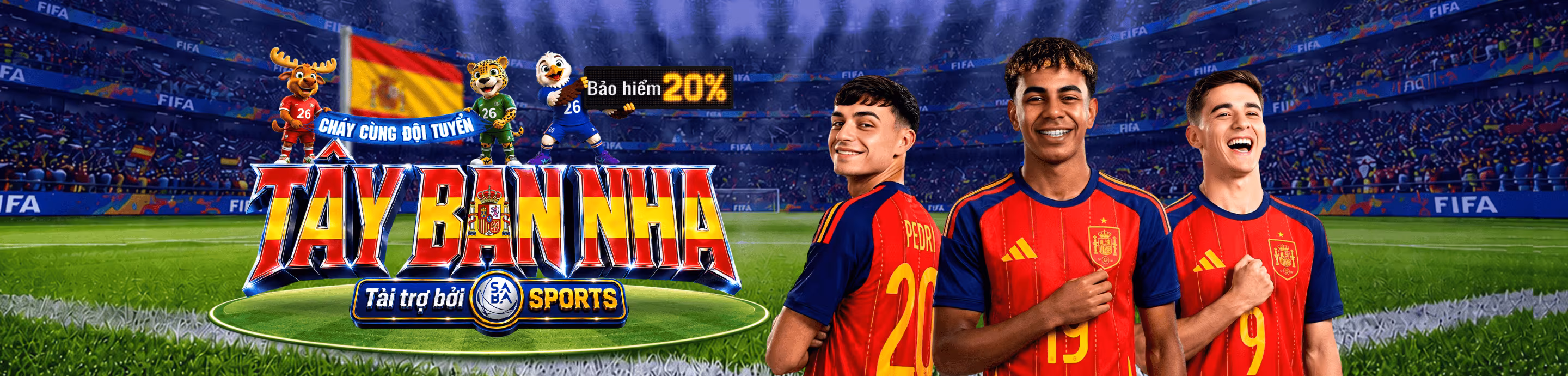 Cháy cùng đội tuyển Tây Ban Nha – Bảo hiểm 20%!
